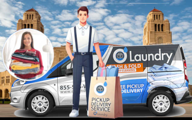 Laundry pickup and delivery service by O Laundry in Grand Prairie, TX
