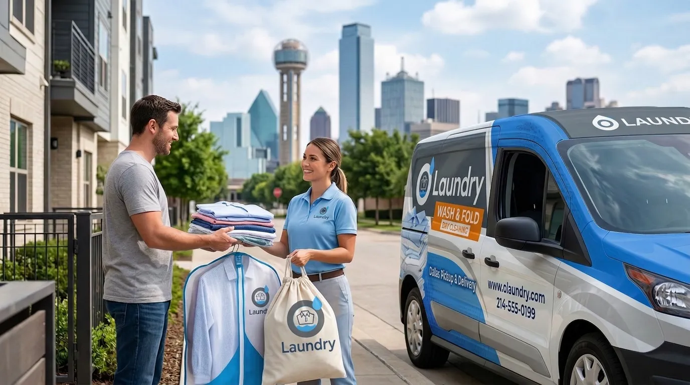 O Laundry pickup and delivery service in Dallas-Fort Worth